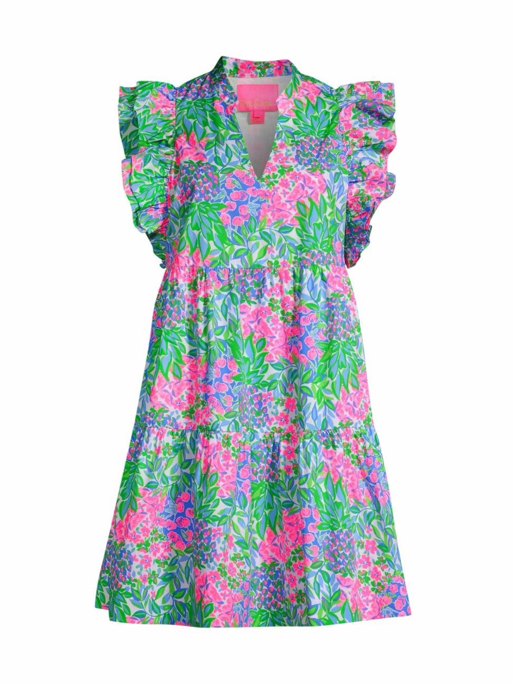 NWT Lilly Pulitzer Aldena Ruffle Dress sz XS